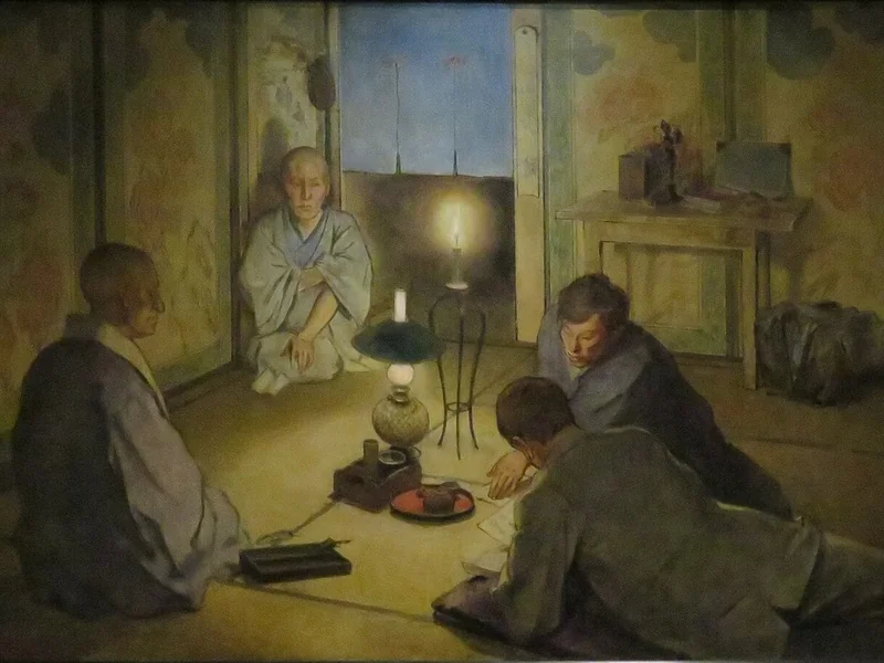1844-Félix Élie Régamey - Due sacerdoti della setta Shingon di Kyoto